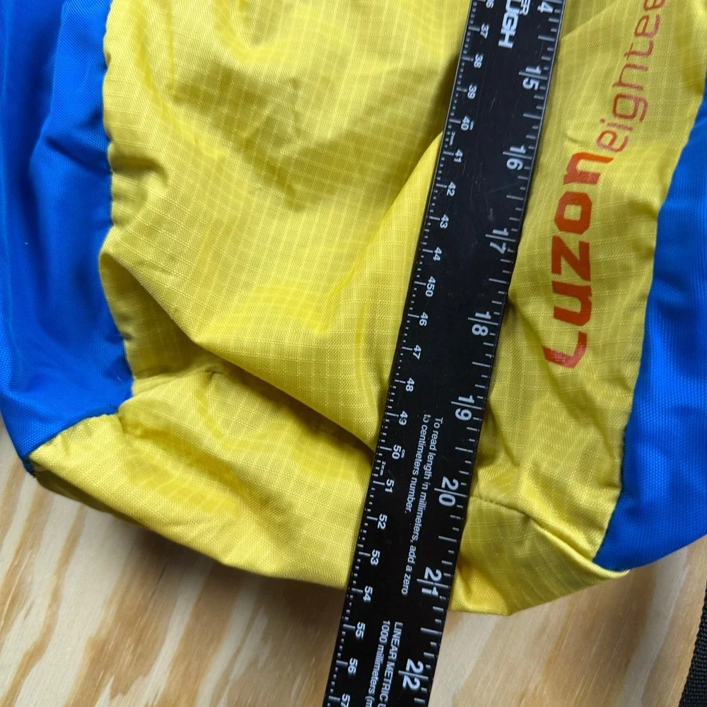 Cotopaxi Luzon 18L Del Dia Backpack Yellow Blue Orange Ripstop Daypack Hiking